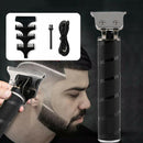 Metal Waterproof Outline Skeleton Cordless Trimmer USB Charging Hair Clipper bs