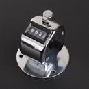 Digital Hand Tally Metal Counter 4 Digit Number Manual Counting Golf Clicker
