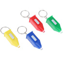 10pcs Mini UV Keychain LED Key Ring Flash Flashlight Torch Anti Blue Light L %a