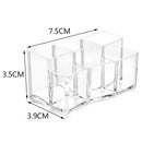Makeup Brush Holder Organizer Clear PS Cosmetic Storage Organizer For Bathr