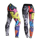 Letter Printed Women Sport Leggings High Waisted Push Up Yoga Pants Woman G R7W7