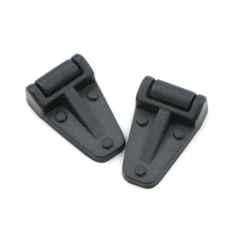 2pcs RC Parts Black Engine Cover Hinge for 1:10 RC Crawler  LJ