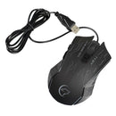 USB Optical Mouse (with Cable) | High Precision | Quick Reaction |  | 6 Buttons