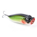 8cm 14g fishing lures hard baits artificial popper crankbait wobblers bait B Gw