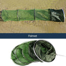 Stainless Steel Double Rings 4 Layers Collapsible Folding Fish Care Net  A