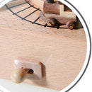 Wooden Musical Box Featuring Mountain Tunnel With Small Moving Magnetic Tra