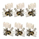 6 Pack 3R3L Classical Guitar Strings Tuning Pegs Single Machine Heads Tuners