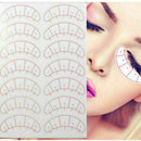 70 Pairs False Eyelash Practice Card Eye Stickers For Eyebrows 7 Painting N D7A4