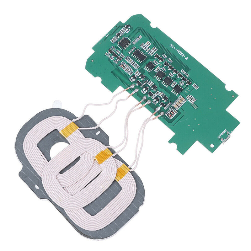 DIY 3 coils Qi wireless charger PCBA circuit board 5V/2A Qi wireless charging ME