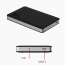 2.5" USB 3.1 External SATA HDD SSD Hard Disk Drive Enclosure Case for Laptop