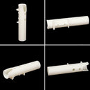 Boat Plastic Rod Holder 2 Tube Fishing Plastic Rod Holder White Specially R J5X0