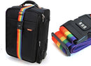 2M Travel Luggage Suitcase Strap Rainbow Baggage Backpack Belt Password Lock  FT