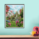 5D DIY Full Drill Diamond Painting Garden Path Cross Stitch Embroidery Kits
