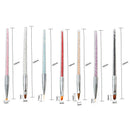 7Pcs Acrylic Nail Art Pen Tips UV Builder Gel Painting Brush Manicure Set Hot