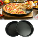10 In Round Deep Dish Pizza Pan Pie Tray Baking Tool Non-Stick Durable
