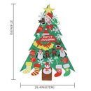 DIY Large Felt Christmas Tree Ornaments Xmas Gifts Wall Hanging Decor 2020