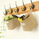 Non-woven fabric Storage Basket Bag Foldable Storage Basket Bag with Handle N2R7
