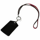 Rhinestone Bling Crystal Custom Lanyard Vertical ID Badge Holder (RoseRed)