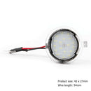 1 Pair LED 450LM Side Mirror Puddle Lights ABS for Ford Edge Mondeo Explorer