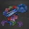 Wind chime sound tubes Butterfly Feng Shui windchimes House Decoration, Col