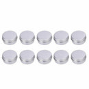 5 Pcs Aluminum Empty Lip Balm Cosmetic Travel Bottles Containers for Candy, M9M8