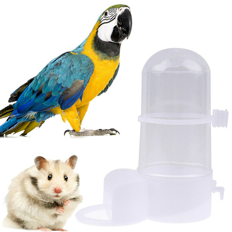 Pet Bird Automatic Drinker Feeder Water Dispenser Clip Parrot Hamster Suppl@