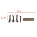 Boar Bristle Hair Brush-Curved And Vented Detangling Hair Brush For Women L