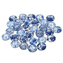 30x 12mm Glass Cabochon Flatback Handmade Round for Jewelry Cameo Crafts