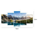 5pcs 5D DIY Full Drill Diamond Painting Green Hills Cross Stitch Embroidery