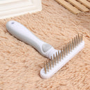 Pet Cat Dog Hair Removal Needle Comb Fur Trimming Open Knot Brush (Green) A