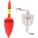 Fishing Feeder Automatic Tackle Multi Functional Launcher Trap Spring Cage HoME