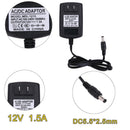 DC12V 1.5A Adapter AC to DC Converter Power Supply Adapter 5.5*2.5 mm