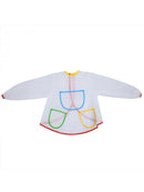 Children Kids Long Sleeve Apron Waterproof Drawing Painting Smock Craft Art Bib