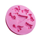 dinosaurs silicone fondant cake decoating mould chocolate baking sugarcraftmold3