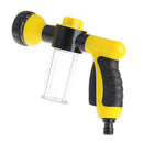 8 Function Spray Nozzle Gun Garden Hose Sprayer Water Pipe Fitting Yellow