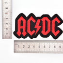 AC/DC Iron On Patches Embroidered Patch For Cloth Cartoon Badge Garment AppliqLJ
