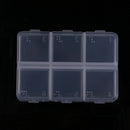 Mini Portable Empty Braille 6 Cells Pill Medicine Drug Storage Case Box