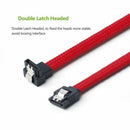50CM SATA 3.0 III SATA3 7pin Data Cable Right Angle 6Gb/s SSD Cables HDD H) R6N2