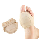Forefoot Metatarsal Calluses Memory Foam Cushion Pads Half Socks Sore Insoles