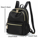 Casual Oxford Backpack Women Black Waterproof School Bags for Teenage Girls M9S2