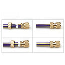 4pcs Brass Pressure Washer Garden Hose Quick Connect Set,9MM/20MM