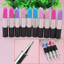 10x Novelty Lipstick Ball Point Ballpoint Pens Office Stationery Writing Durable