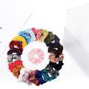 22pcs Velvet Scrunchies Women Elastic Hairband Hair Rings Ponytail Holder