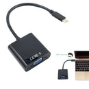 USB-C USB3.1 Type C for Adapter Cable VGA Male to VGA Female Video Transfer