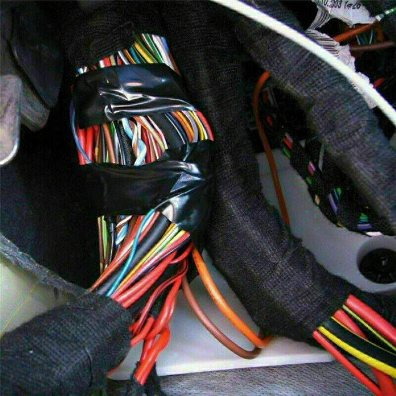 19mmx 15M Adhesive Cloth Fabric Tape Cable Looms Wiring Harness For Auto-Ca N2Z4