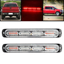 2PCS Car Truck LED Warning Hazard Strobe Flashing Lamp Bar Beacon Red