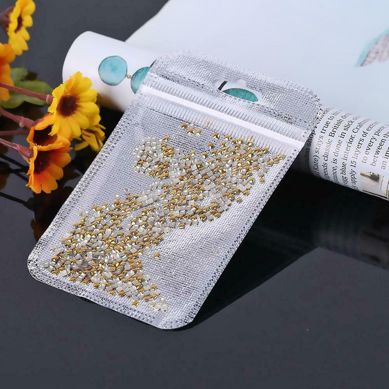 500pcs/set Square Rivet Nail Art Stickers DIY Manicure Decals Decoration A