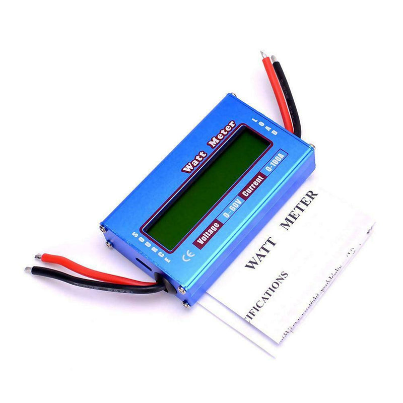 Digital DC 60V 100A Balance Voltage Battery Power Analyzer Watt Meter Checke