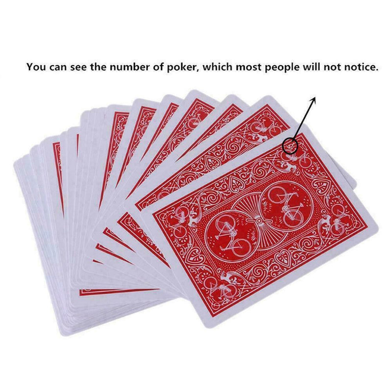 Secret Mark Poker Cards See Through Playing Cards Magic Toys Tricks Simple F1W0