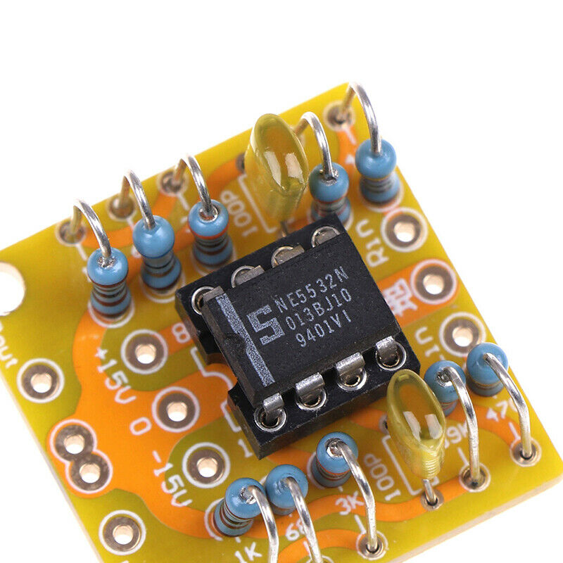 Dual OP Amp Board Preamp DC AmplificationXB for NE5532 OPA2134 OPA2604 AD826 OZ